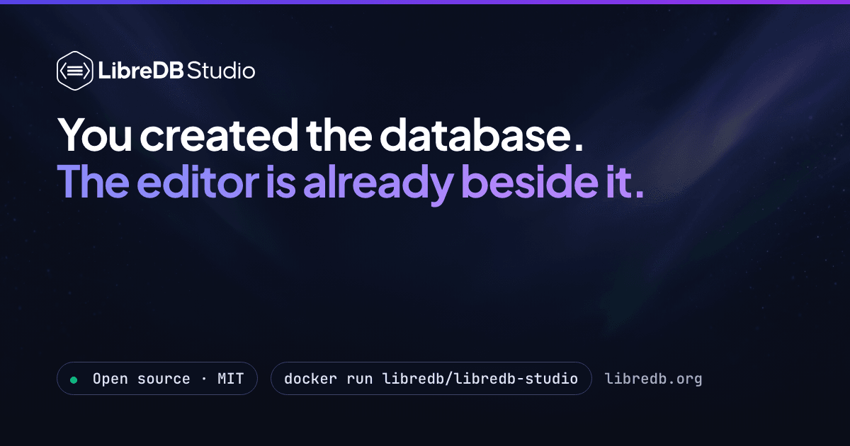 libredb-studio website preview
